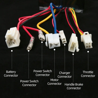 LotFancy 24V Controller, 4-Wire Throttle, Model: ZK2430-D-FS-ROHS, Fits for Razor E200(V24+), E300(V20+), MX350 MX400 Dirt Rocket(V33+), Pocket Rocket(V27+), Pocket Mod(V45+), RX200(V1+)