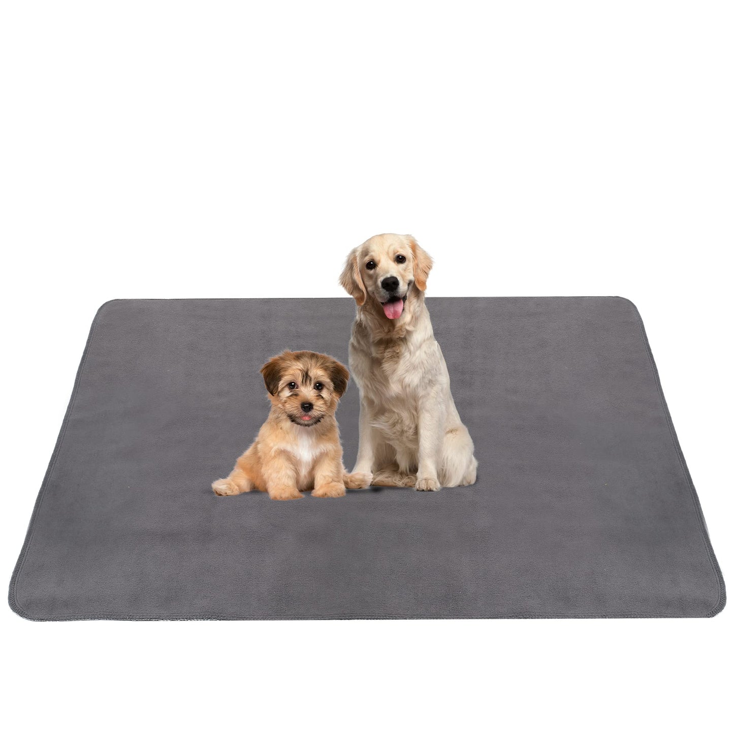 Prime Pets Washable Pee Pads for Dogs, Reusable Puppy Pad, Non-Slip Dog Playpen Mat, Fast Absorbency Whelping Pad, Quick Dry Waterproof Pet Training Pad