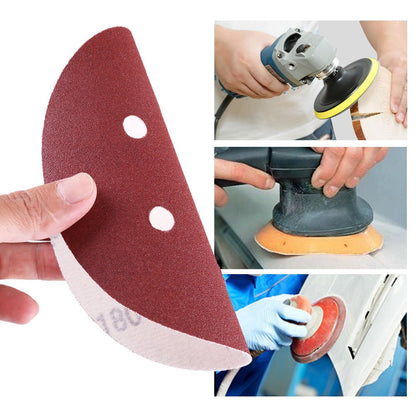 Sanding Disc, 180 Grit 6-Inch 6-Hole Hook and Loop Sandpaper - LotFancy Random Orbit Sander Paper, Pack of 90