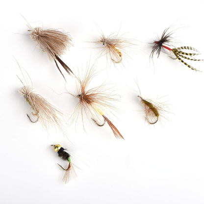 LotFancy Fishing Flies Assortment, 30 PCS Dry Flies Kit with Tackle Box, Nymph Flies, Wooly Bugger Flies, Streamers, Emergers, Caddis Fly Assortment for Trout Bass Salmon