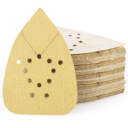 (Yellow) Assorted Mouse Sandpaper 12-Hole