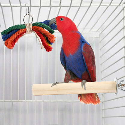 Prime Pets Bird Parakeet Toys, Bird Cage Swing Toys, 13 Pack, Colorful Hanging Bell Hammock Climbing Ladder Toys for Cockatiel, Conure, Finches, Mynah, Love Birds (Copy)