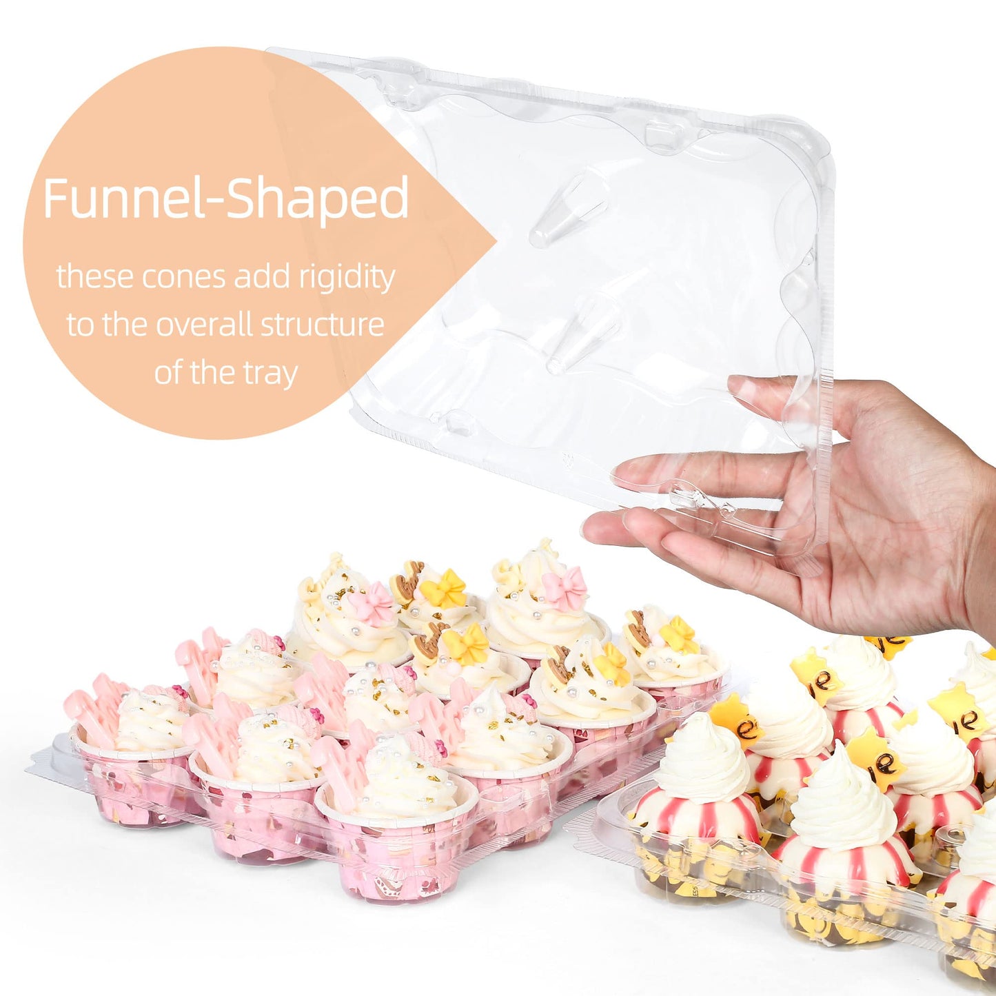 LotFancy Dozen Cupcake Containers