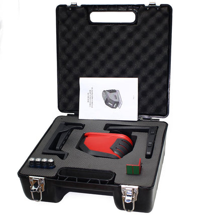 LotFancy Self-Leveling Cross Line Laser Level Kit with Case, Range 65 Ft., Accuracy 1/4 Inch at 100Ft., Ideal for Construction, DIY, Craftsmen and Professional Use