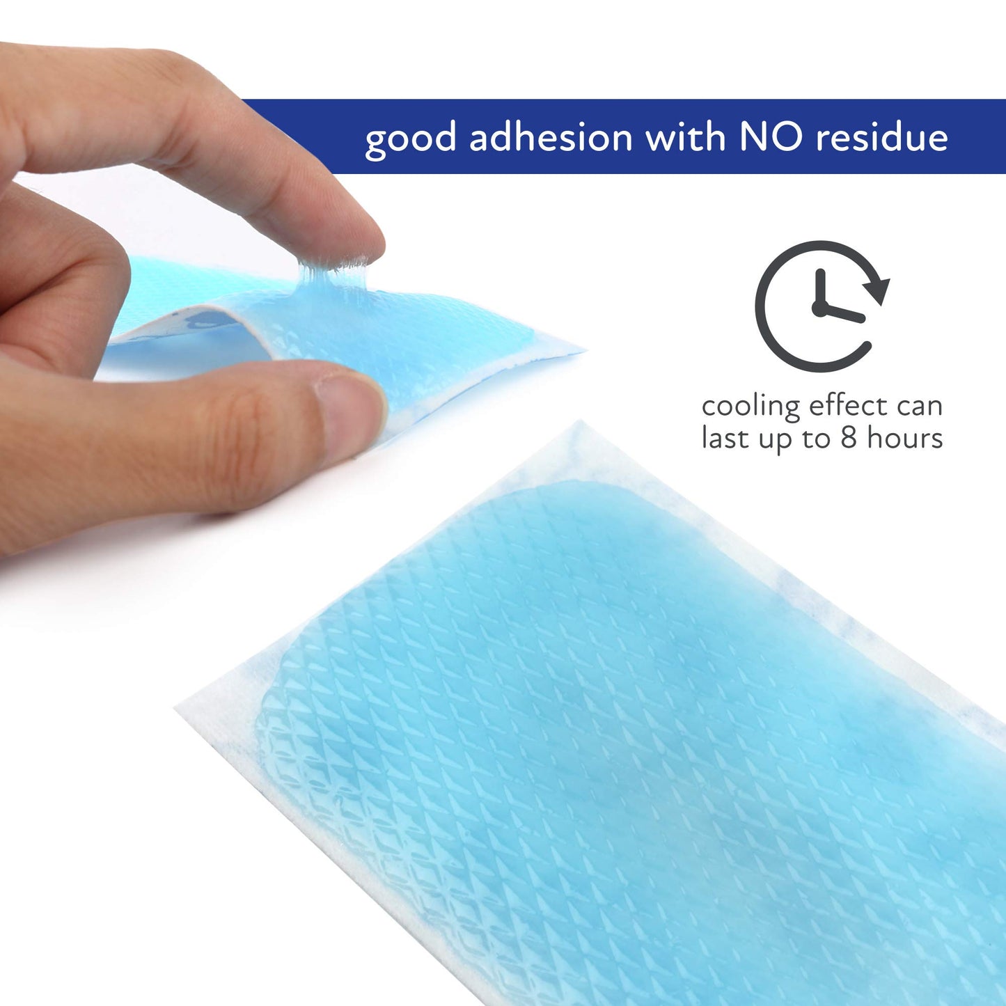 LotFancy Baby Fever Cooling Pad, Cool Patches for Fever, Cool Gel Sheet for Kids, Headache Relief, Forehead Fever Patch, 4.7 x2 Inch