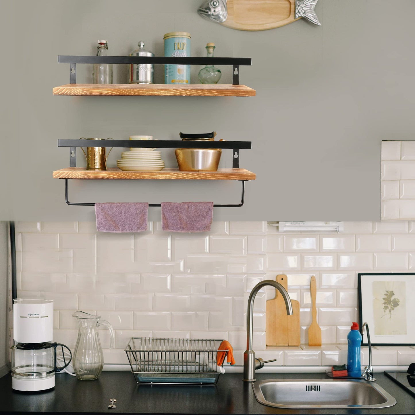 LotFancy Floating Shelves