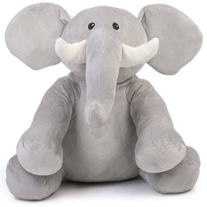 BenBen Elephant Stuffed Animals, 18’’ Stuffed Elephant Plush Toy, Soft Plushies for Kids, Easter Decorations, Grey