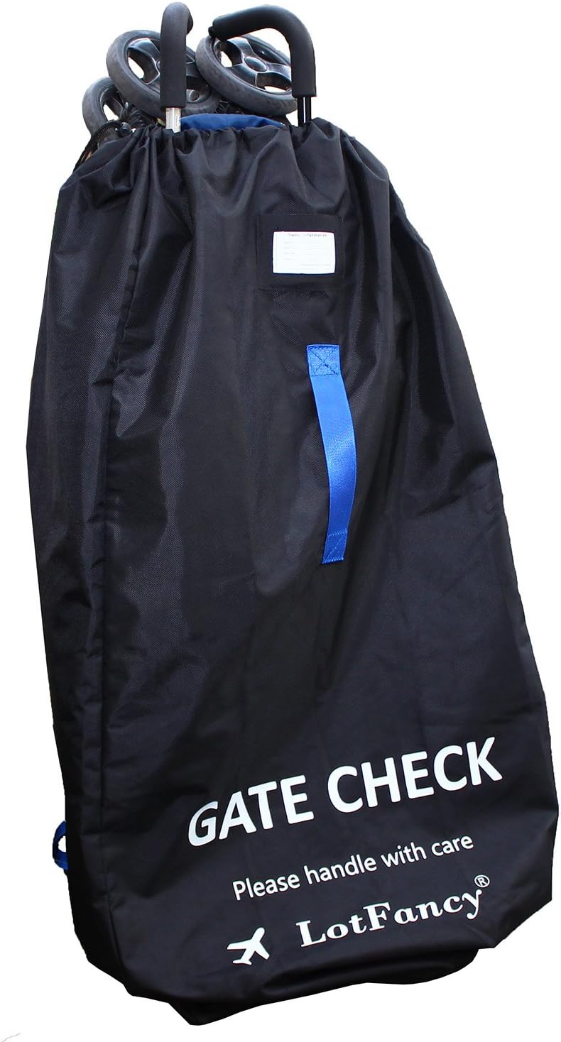 LotFancy Gate Check Bag for Baby Umbrella Strollers,with Shoulder Strap,Water Resistant