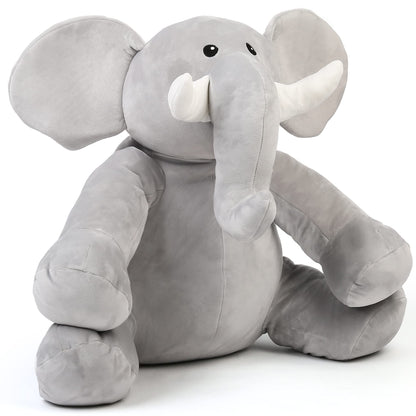 BenBen Elephant Stuffed Animals, 18’’ Stuffed Elephant Plush Toy, Soft Plushies for Kids, Easter Decorations, Grey