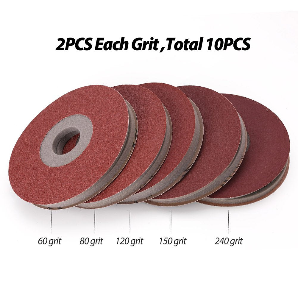 LotFancy 10PCS Drywall Sanding Discs, Compatible with Porter-Cable 7800 Drywall Sander - 8-7/8" 60 80 120 150 220 Grit Foam-Backed Abrasive Pads Assortment