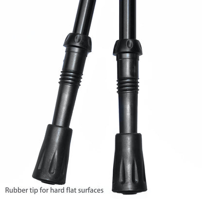 LotFancy Hiking Trekking Poles Ultralight Walking Sticks for Men Women, Tungsten Steel Spike Tip, Extra Rubber Tips Baskets Included (Pack of 2, Purple)