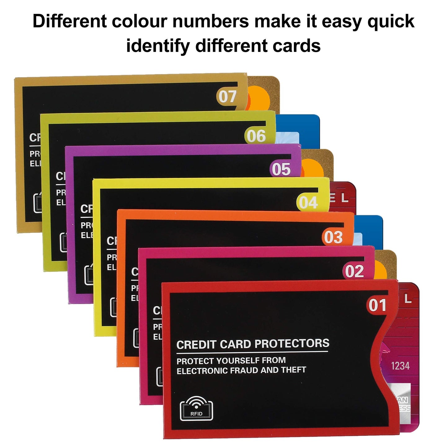 19 RFID Blocking Sleeves (14 Credit Card Protectors and 5 Passport Holders) for Identity Theft Protection