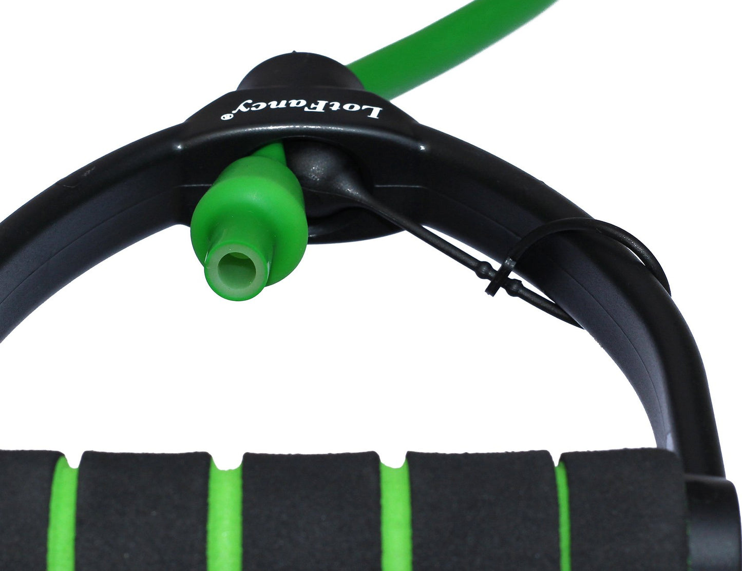 LotFancy Exercise Resistance Band Adjustable Workout Band Tube with Foam Handles, 59-Inch Length, for Fitness Gym Yoga Boxing Training