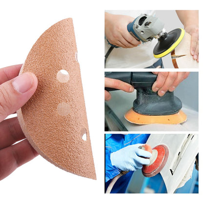 Sanding Disc 60 80 120 150 240 Grit Sandpaper Assortment - 5-Inch 8-Hole Hook and Loop Random Orbital Sander Round Paper by LotFancy, Pack of 100