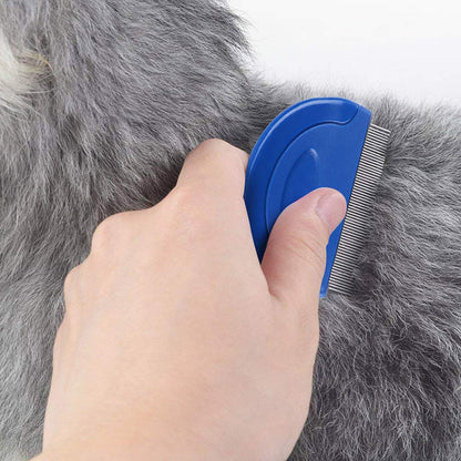 Prime Pets Self-Cleaning Slicker Brush + 2 Free Bonuses | Cat Flea Comb + Pet Nail Clippers |Pet Grooming Supplies Great for All Breeds & Hair Types