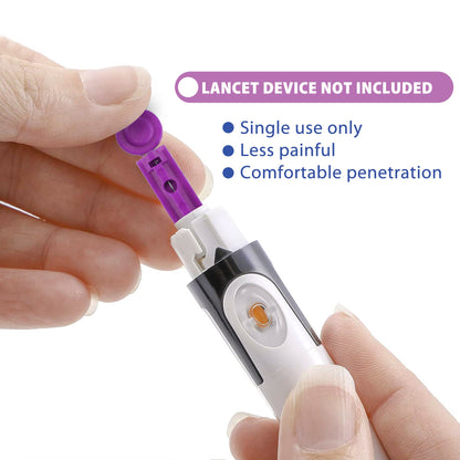 LotFancy Lancets for Blood Testing, 30 Gauge,  Twist Top Lancets for Glucose Diabetes Testing, Sterile, Disposable, Diabetic Supplies, Blood Sugar Test