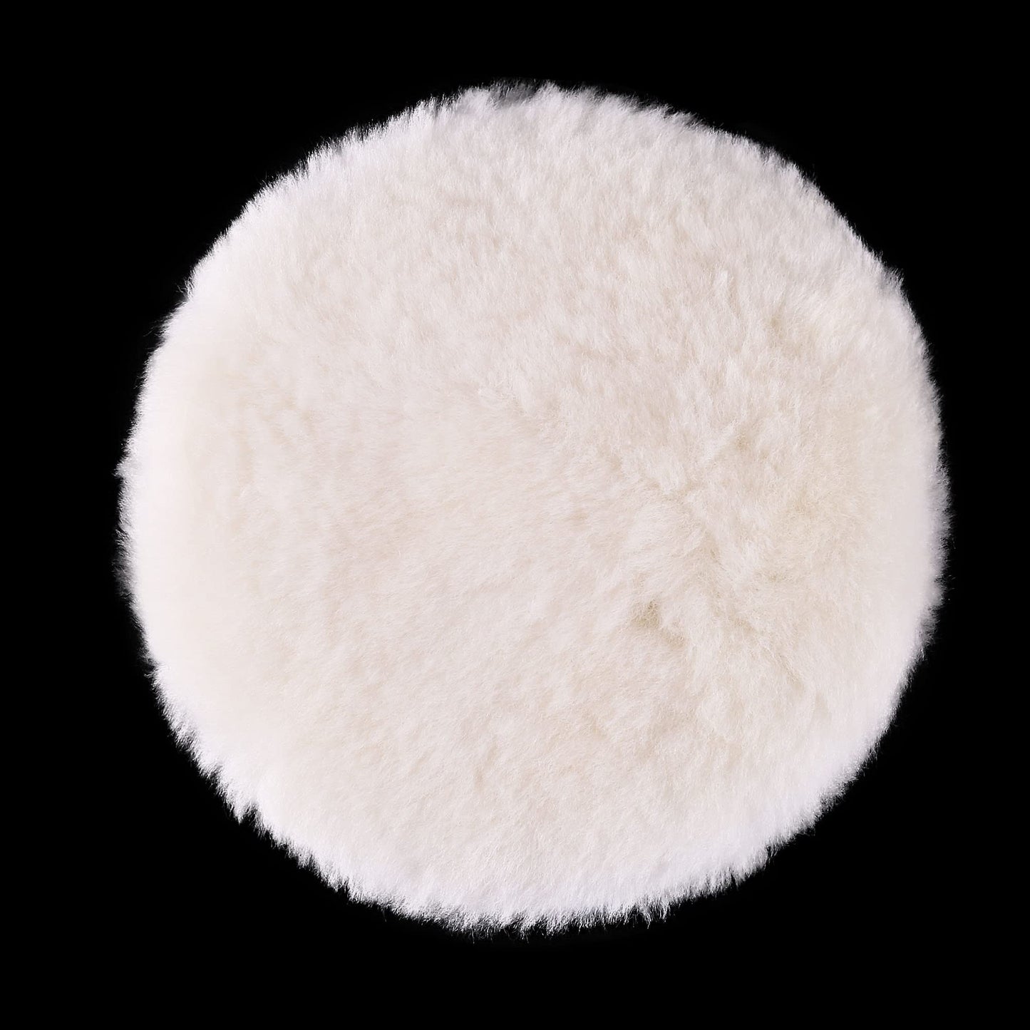LotFancy Lambs Wool Hook and Loop Polishing Pad