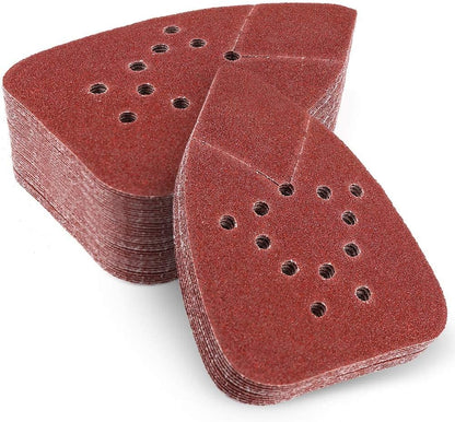 (Red) Assorted Mouse Sandpaper 12-Hole