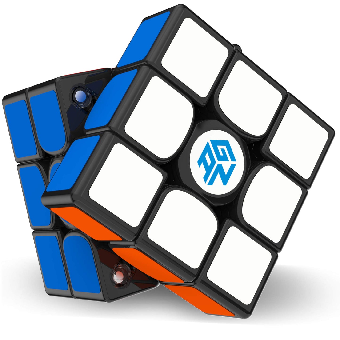 GAN 356 XS 3x3 Speed Cube, Gans 356XS 3by3 Magic Cube, Sticker Magnetic Cube with GMS V2 System