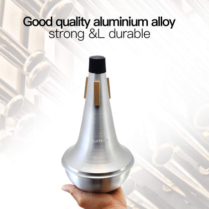 LotFancy Trombone Straight Mute, Aluminum, Light-weight