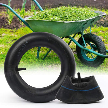 LotFancy 4.80/4.00-8" Inner Tubes for Hand Trucks, Dolly, Lawn Mowers, Snow Blowers, Wheelbarrows, Generators and More, Straight Valve, 2Pcs Tube for 4.80 4.00-8/480/400-8 Wheel