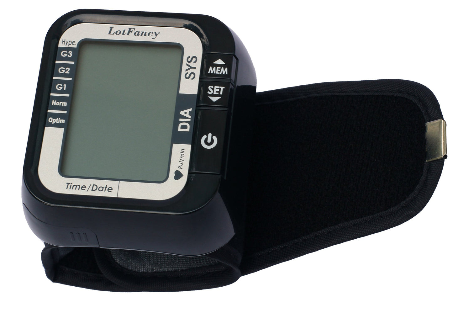 LotFancy Blood Pressure Monitor Wrist Cuff - Automatic Digital BP Machine with Irregular Heartbeat Detector - Portable for Home Use - AHA Indicator, FDA Approved by LotFancy