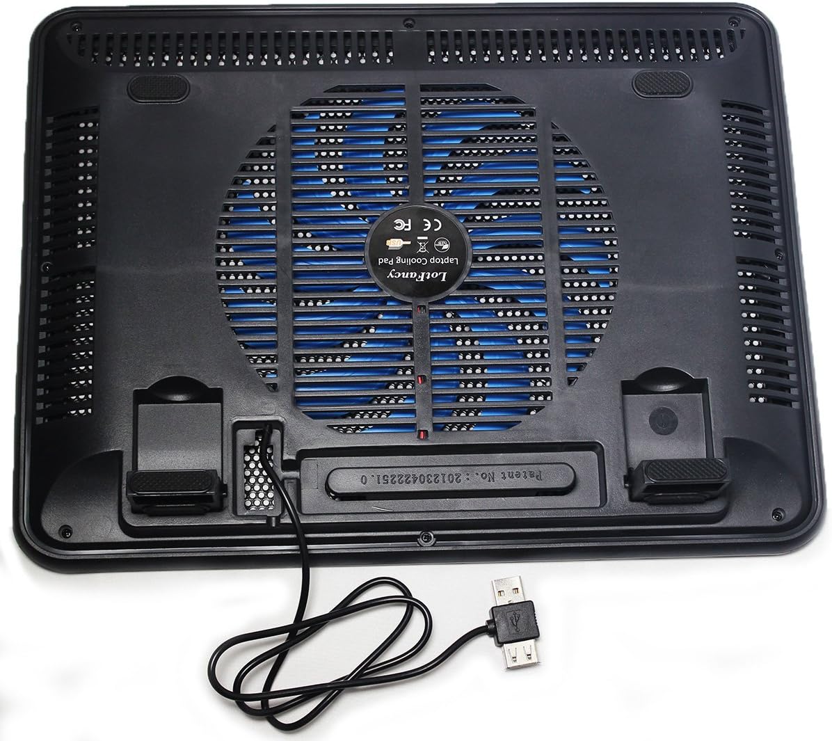 Laptop Cooler Cooling Pad for 10"-17" Notebook - Portable Chill Mat with 2 LED Fans by LotFancy