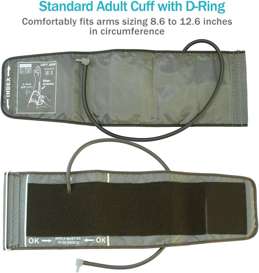 LotFancy FDA Approved Auto Digital Arm Blood Pressure Monitor,Large LCD Display,Irregular Heartbeat Detection, 60 Records,Average Latest 3 Records