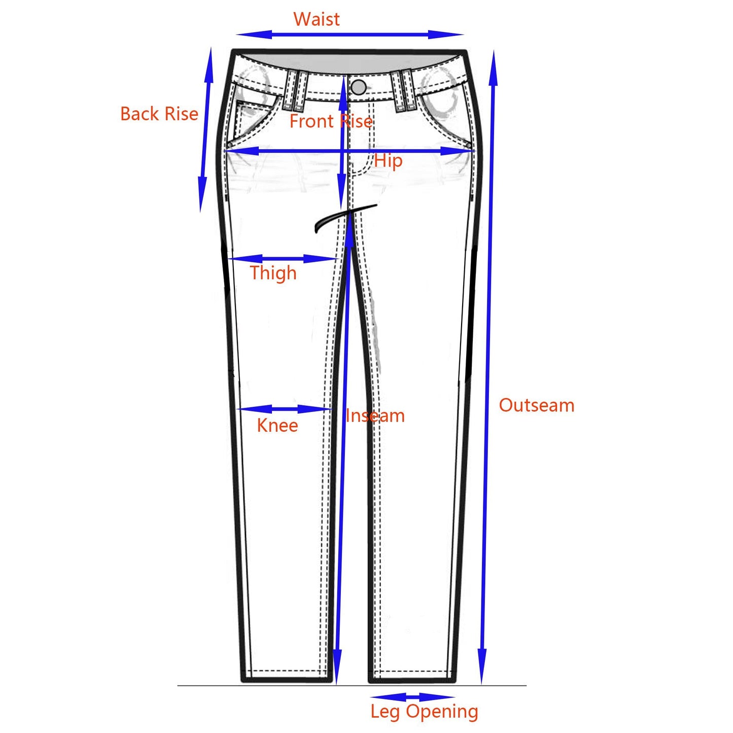 LotFancy Plus Size Straight Stretch Blue Denim Jeans for Women Ladies Girls, Midrise