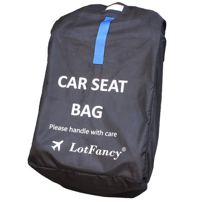 LotFancy Child Car Seat Travel Bag With Shoulder Strap and Storage Pouch