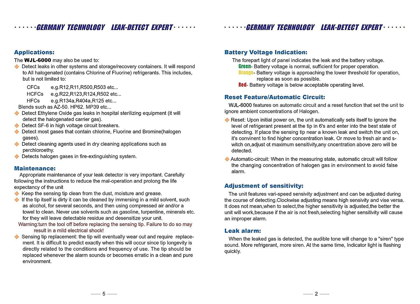 LotFancy Freon Leak Detector for Halogen Gas Leakage, Refrigerant HVAC Leak Detector for CFCs HCFCs HFCs R134a R1234yf R410a R22 R11 Tester, High Accuracy, with Indicator Light