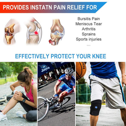 LotFancy Knee Ice Pack Wrap, Hot Cold Therapy Pack, with Knee Brace Support for ACL, Meniscus Tear, Orthopedic Injuries, Bursitis, Pain Relief, Arthritis, Tendonitis and Recovery