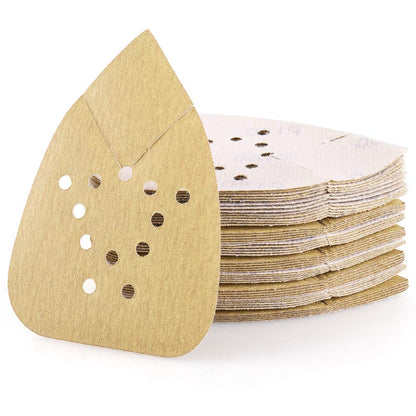 (Yellow) Assorted Mouse Sandpaper 12-Hole