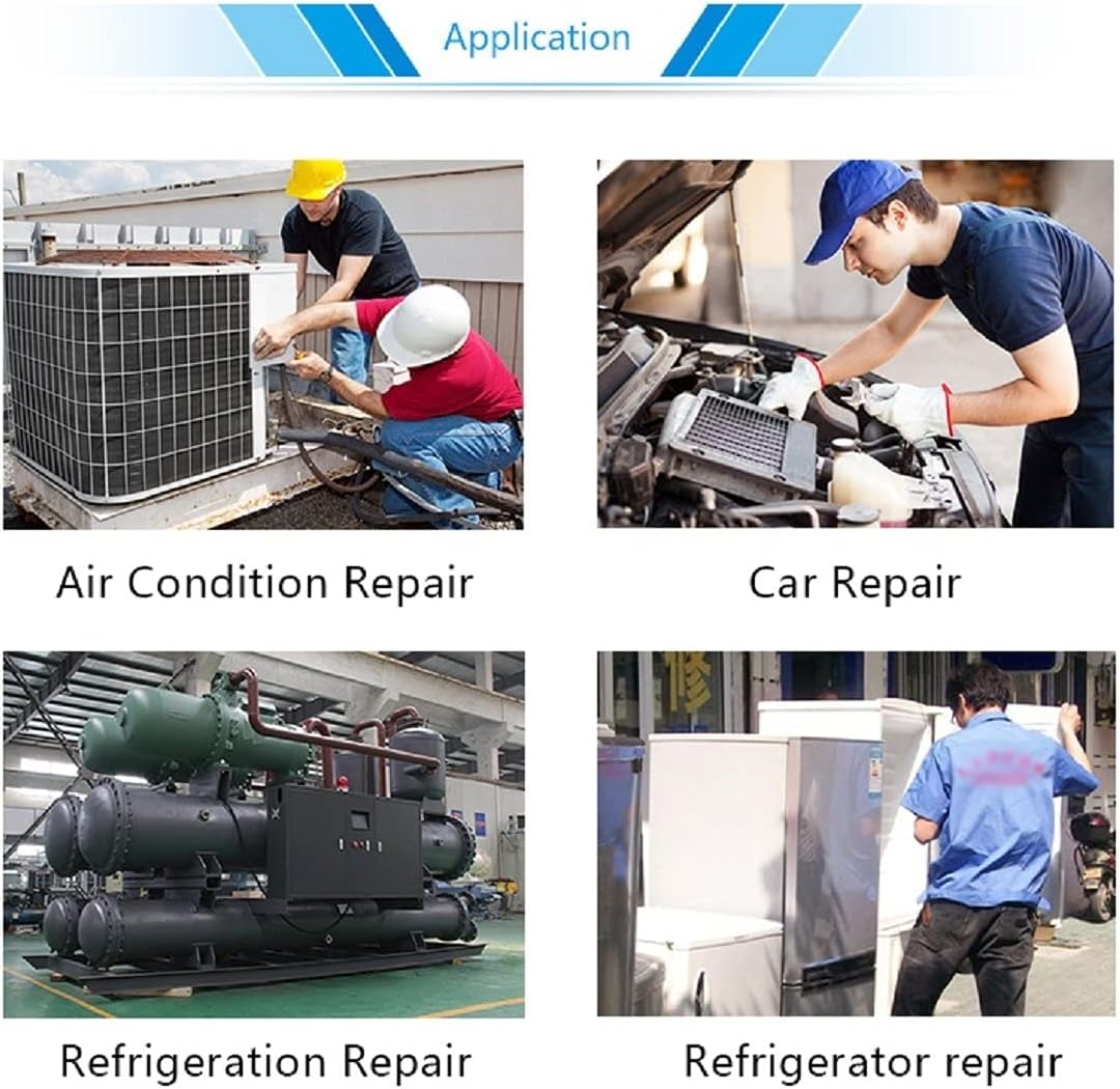 LotFancy Freon Leak Detector for Halogen Gas Leakage, Refrigerant HVAC Leak Detector for CFCs HCFCs HFCs R134a R1234yf R410a R22 R11 Tester, High Accuracy, with Indicator Light