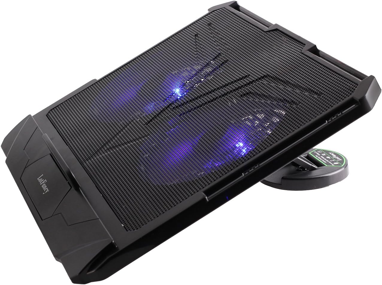 Laptop Cooler Cooling Pad for 10"-15" Notebook - Adjustable Chill Mat Stand with 2 LED Fans by LotFancy
