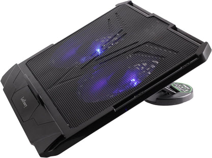 Laptop Cooler Cooling Pad for 10"-15" Notebook - Adjustable Chill Mat Stand with 2 LED Fans by LotFancy