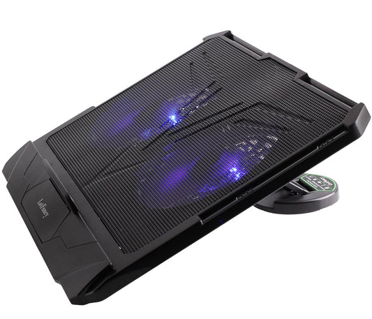 Laptop Cooler Cooling Pad for 10"-15" Notebook - Adjustable Chill Mat Stand with 2 LED Fans by LotFancy