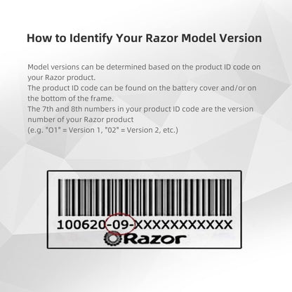 12V Electrical Controller for Razor MX125, 7 Connectors, Model B-ZK1218D1