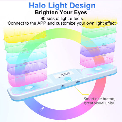 GAN Halo Bluetooth Smart Timer, Speed Cube Timer for Competition, Touch Control Timer with APP Connectivity, Stores up to 10,000 Results, Automatic Calculation, Accuracy to 0.001 Seconds