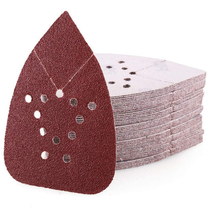 (Red) Assorted Mouse Sandpaper 12-Hole