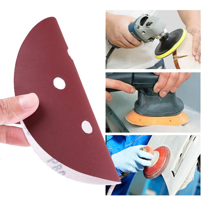 6 Inch 6 Holes Sanding Discs by LotFancy, 800 Grit Sandpaper, Hook and Loop Orbit Sander Paper, Pack of 90