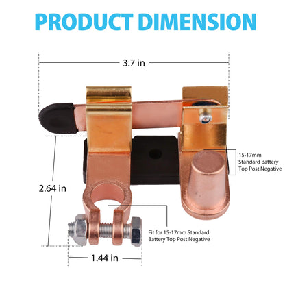 Battery Disconnect Switch, 12V-24V Knife Blade Battery Kill Switch for Car RV Truck Automotive ATV Boat