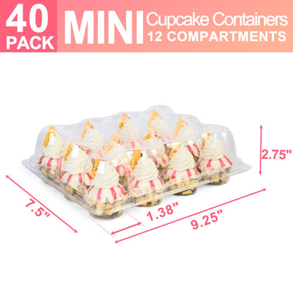 LotFancy Dozen Cupcake Containers