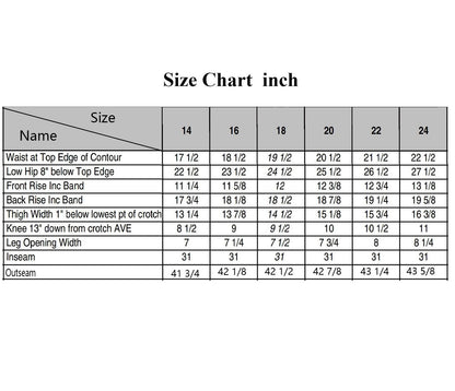 LotFancy Plus Size Straight Stretch Blue Denim Jeans for Women Ladies Girls, Midrise