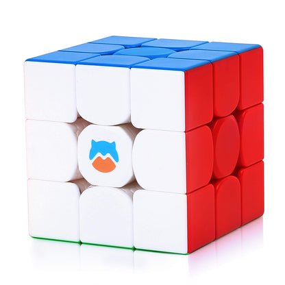 GAN Monster Go 3x3 Speed Cube, 48 Magnets Magic Cube Stickerless Puzzle Toy for Kids Beginners, Educational MG EDU 56mm