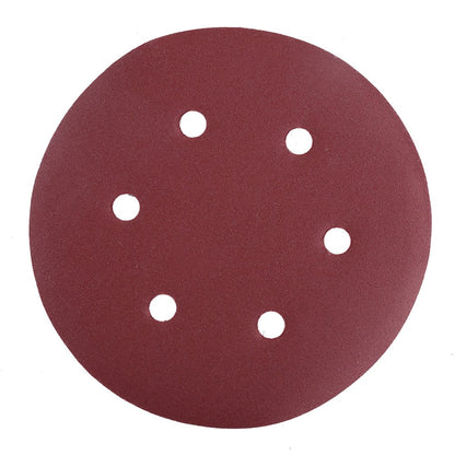 90PCS Sanding Disc, Hook and Loop 240 Grit Sandpaper, 6in 6 Holes Orbit Sander Paper by LotFancy