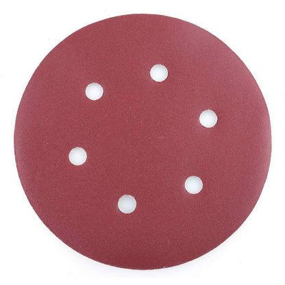 6 Inch 6 Holes 320 Grit Sanding Discs, 90PCS Hook and Loop Sandpaper, Random Orbital Sander Paper by LotFancy