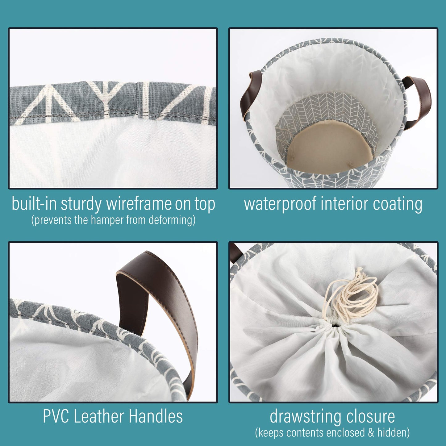 LotFancy Medium Laundry Hamper