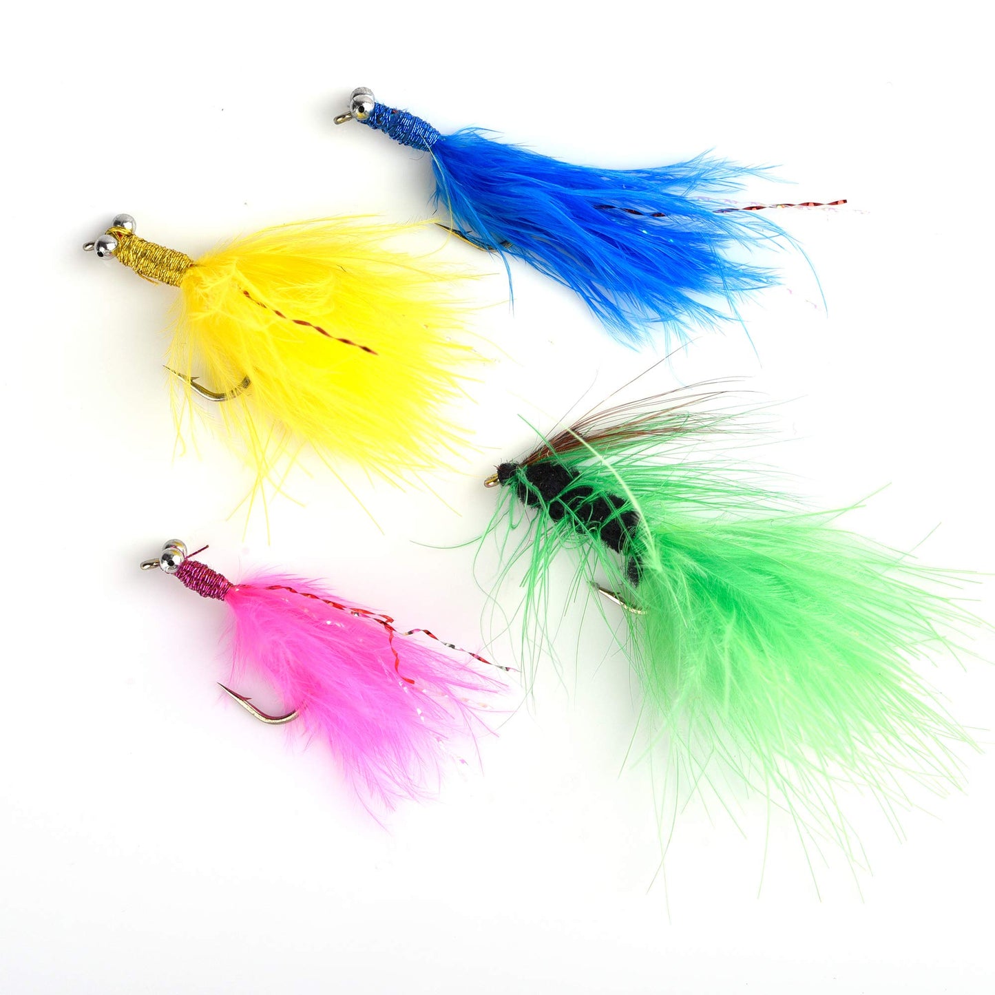 LotFancy Fishing Flies Assortment, 30 PCS Dry Flies Kit with Tackle Box, Nymph Flies, Wooly Bugger Flies, Streamers, Emergers, Caddis Fly Assortment for Trout Bass Salmon
