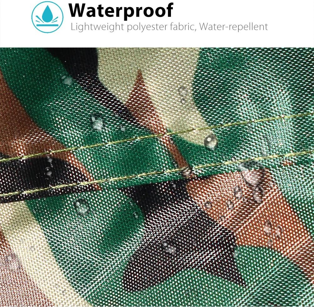 LotFancy Motorcycle Cover - All Weather Deluxe Waterproof Bike Tarp for Scooter Moped Cruiser etc.